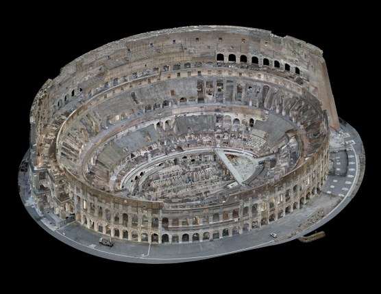 Completati il primo rilievo digitale integrato e la modellazione HBIM del Colosseo